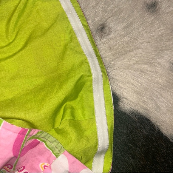 Lilly Pulitzer Size 12 Strapless Dress Pink Green Halter Back - Picture 3 of 9